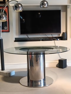 Antonia Astori for Cidue Round Dining Table "Cidonio" Italy 1960s