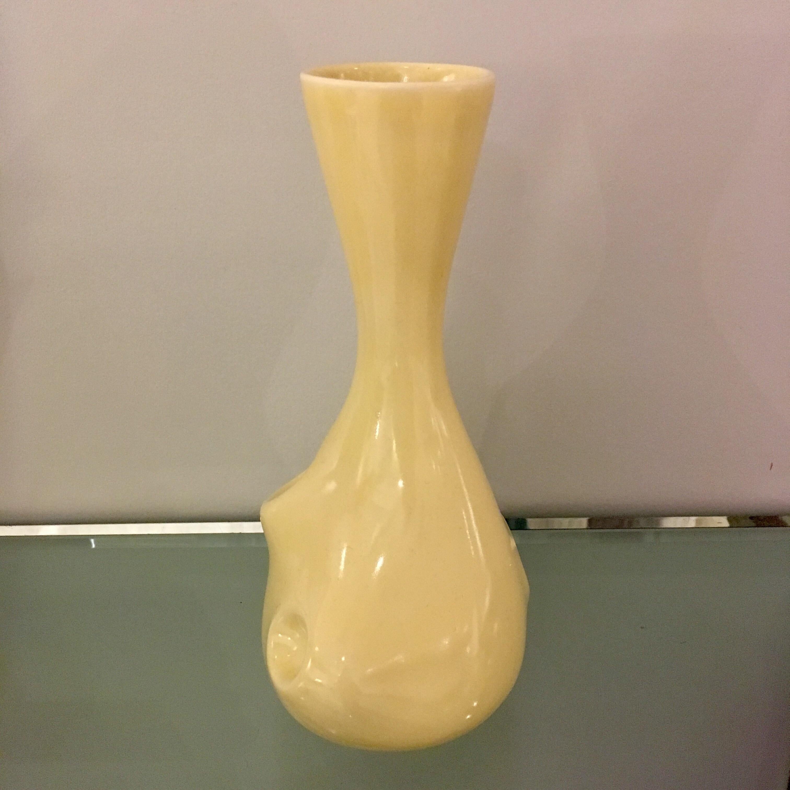 Ceramic Antonia Campi 1950s Italian Vase For Sale
