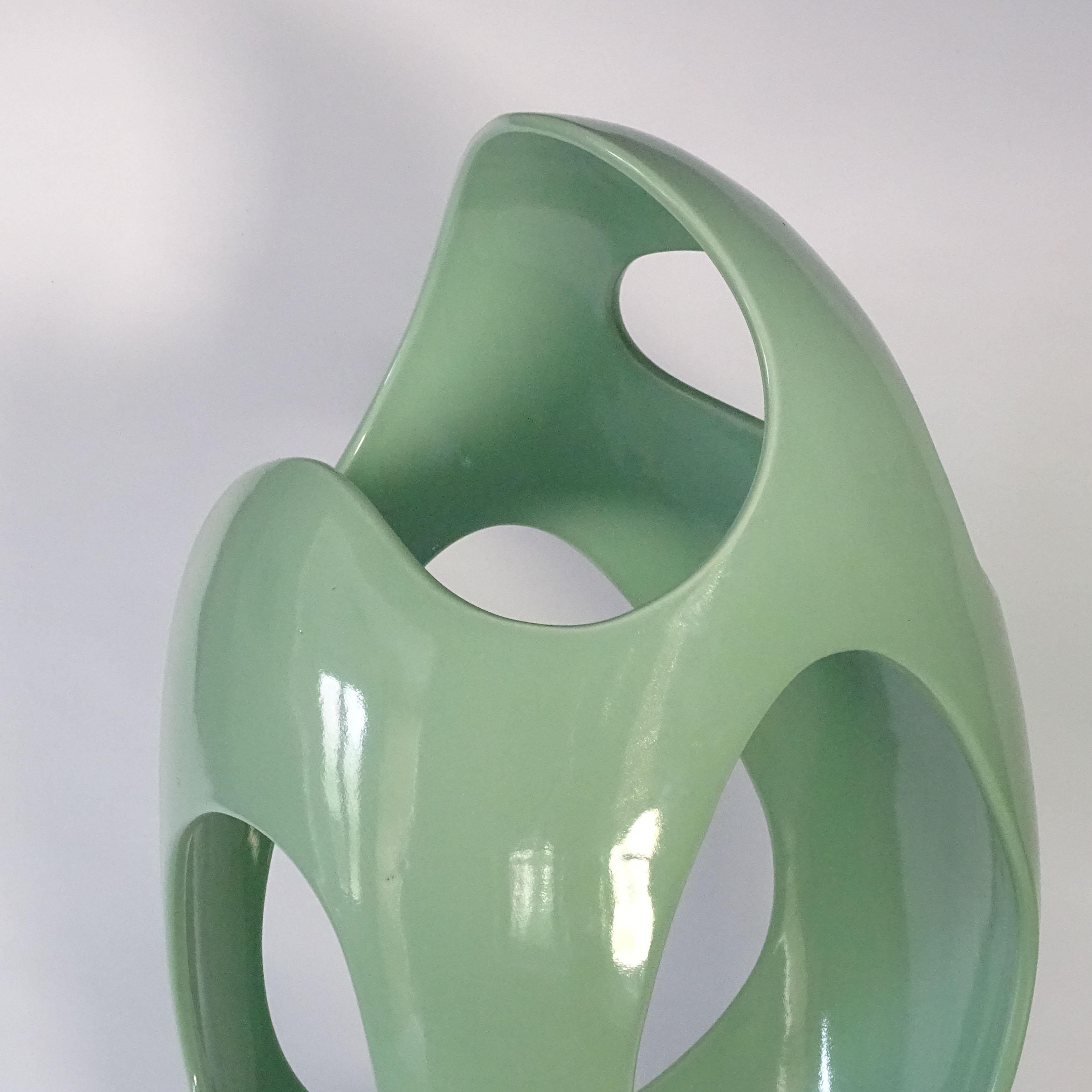 Antonia Campi Italienischer Modernist Keramik Umbrella Stand für S.C.I. Laveno 1949 im Angebot 1