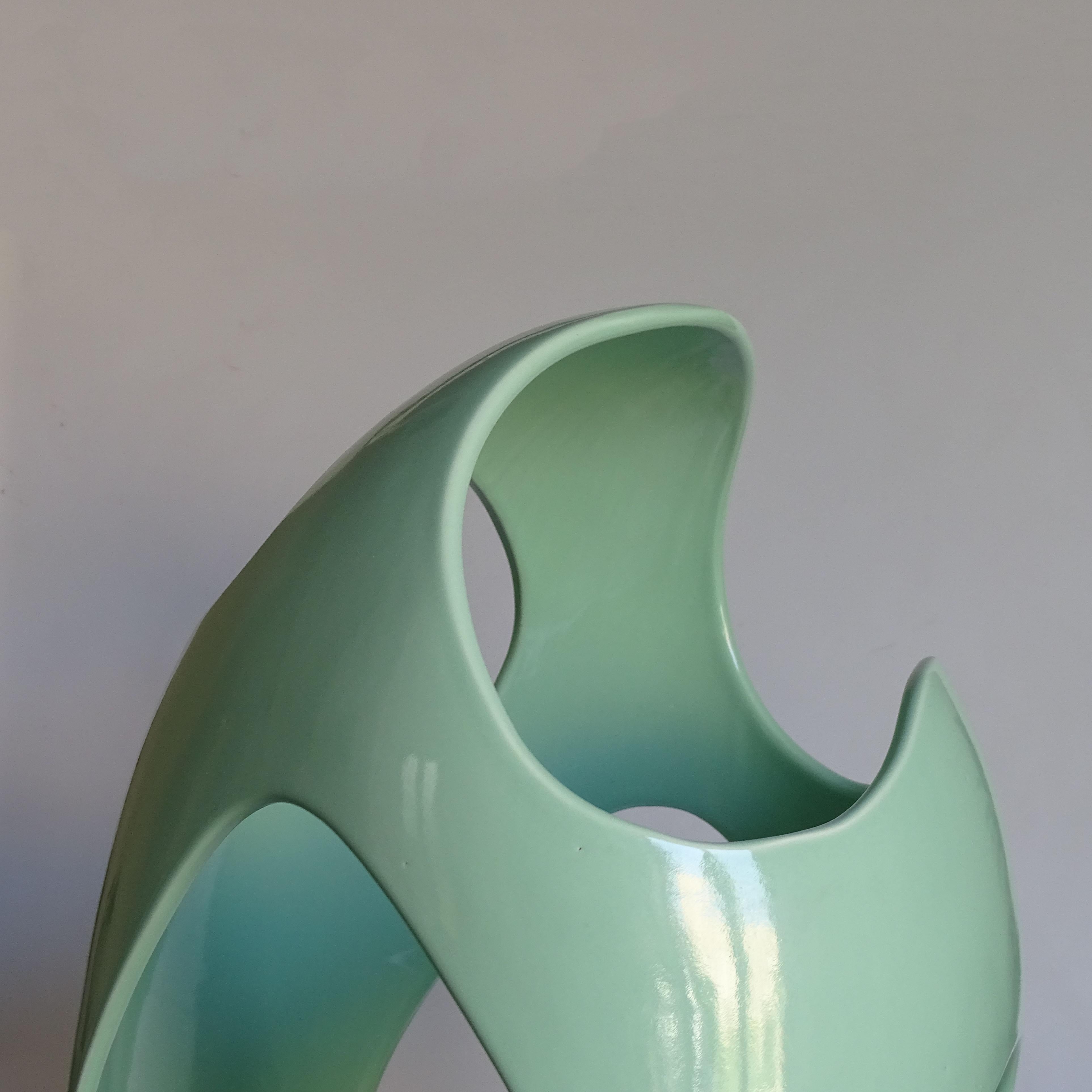 Antonia Campi Italian Modernist ceramic Umbrella stand for S.C.I Laveno 1949 For Sale 3