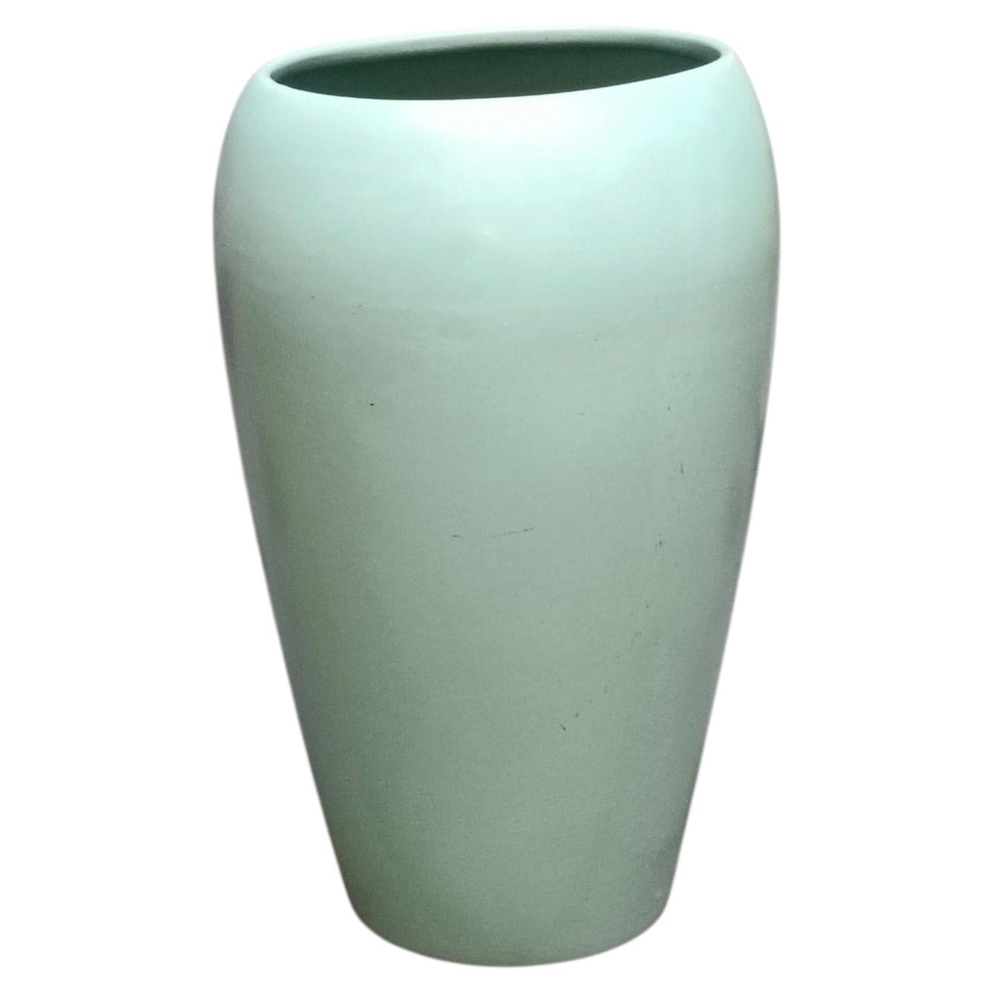 Antonia Campi para S.C.I. Laveno. Jarrón «C437» de cerámica verde, Italia, década de 1960 en venta