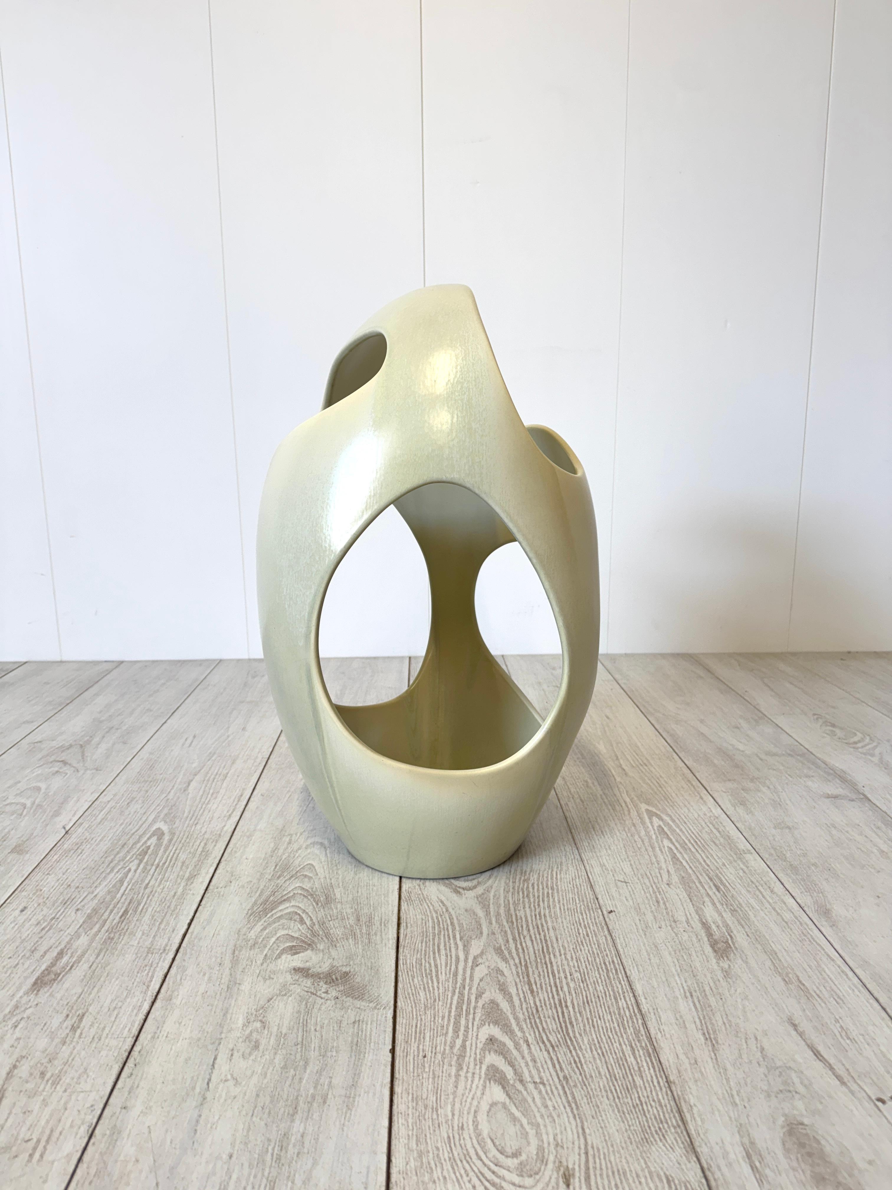 Ceramic Antonia Campi - S.C.I. - Laveno Umbrella Stand C 33 For Sale