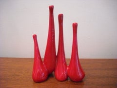 Antonia Campi Vase 1950s Italian Mic Century