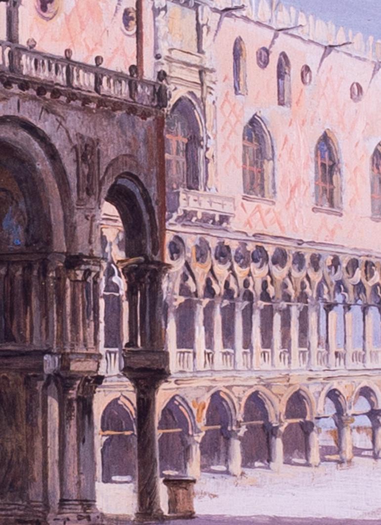 19th Century female artist Antonietta Brandeism Piazza San Marco, Venice For Sale 1