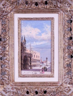 19th Century female artist Antonietta Brandeism Piazza San Marco, Venice