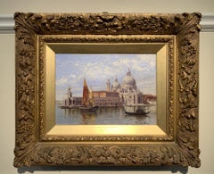 The Church of St Mary, Grand Canal - Oil Painting by Antonietta Brandeis