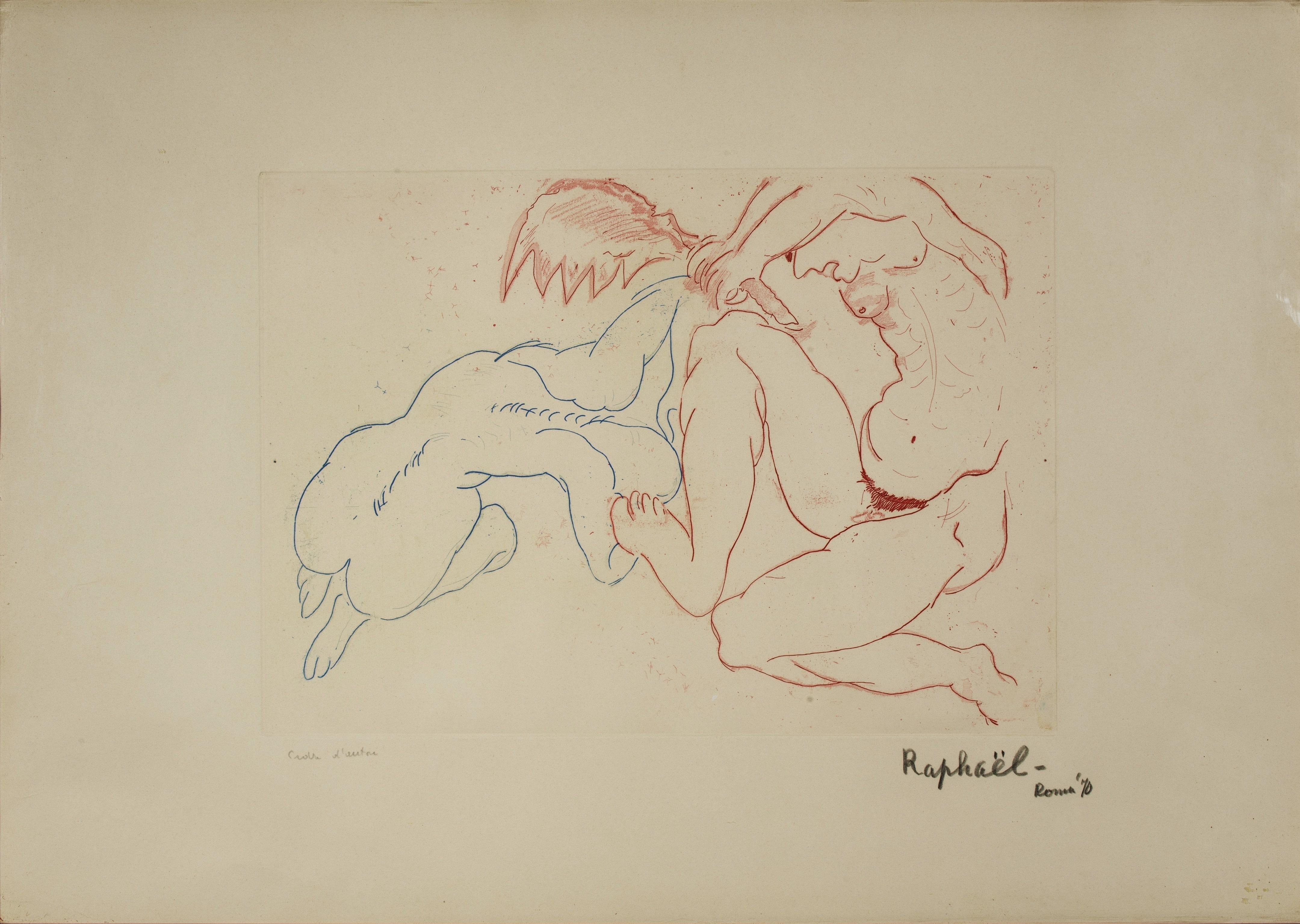 1970s Modern Antonietta Raphaël Signed Etching For Sale 3