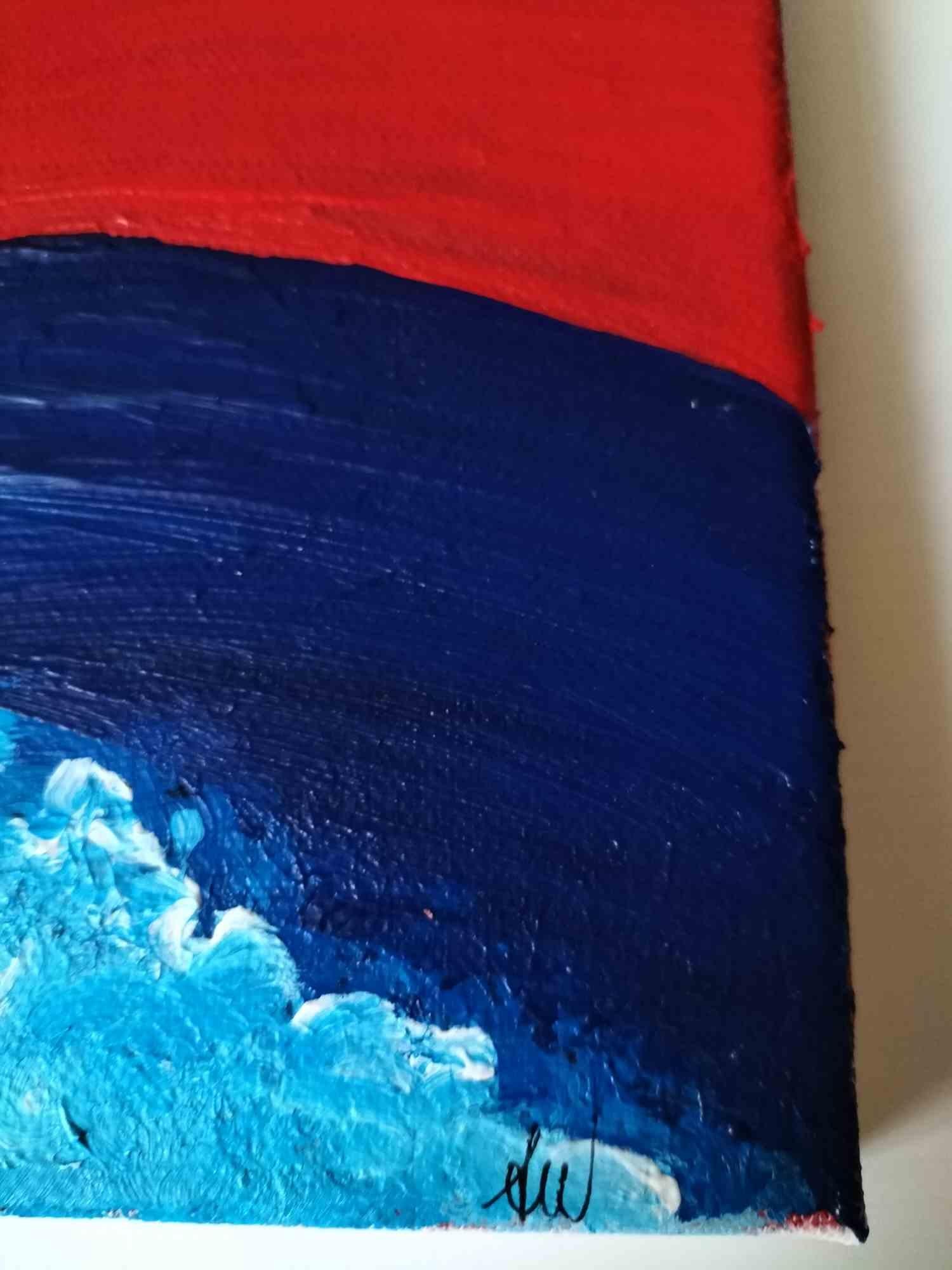 L'onda audace - Pittura acrilica di Antonietta Valente - 2022 in vendita 2