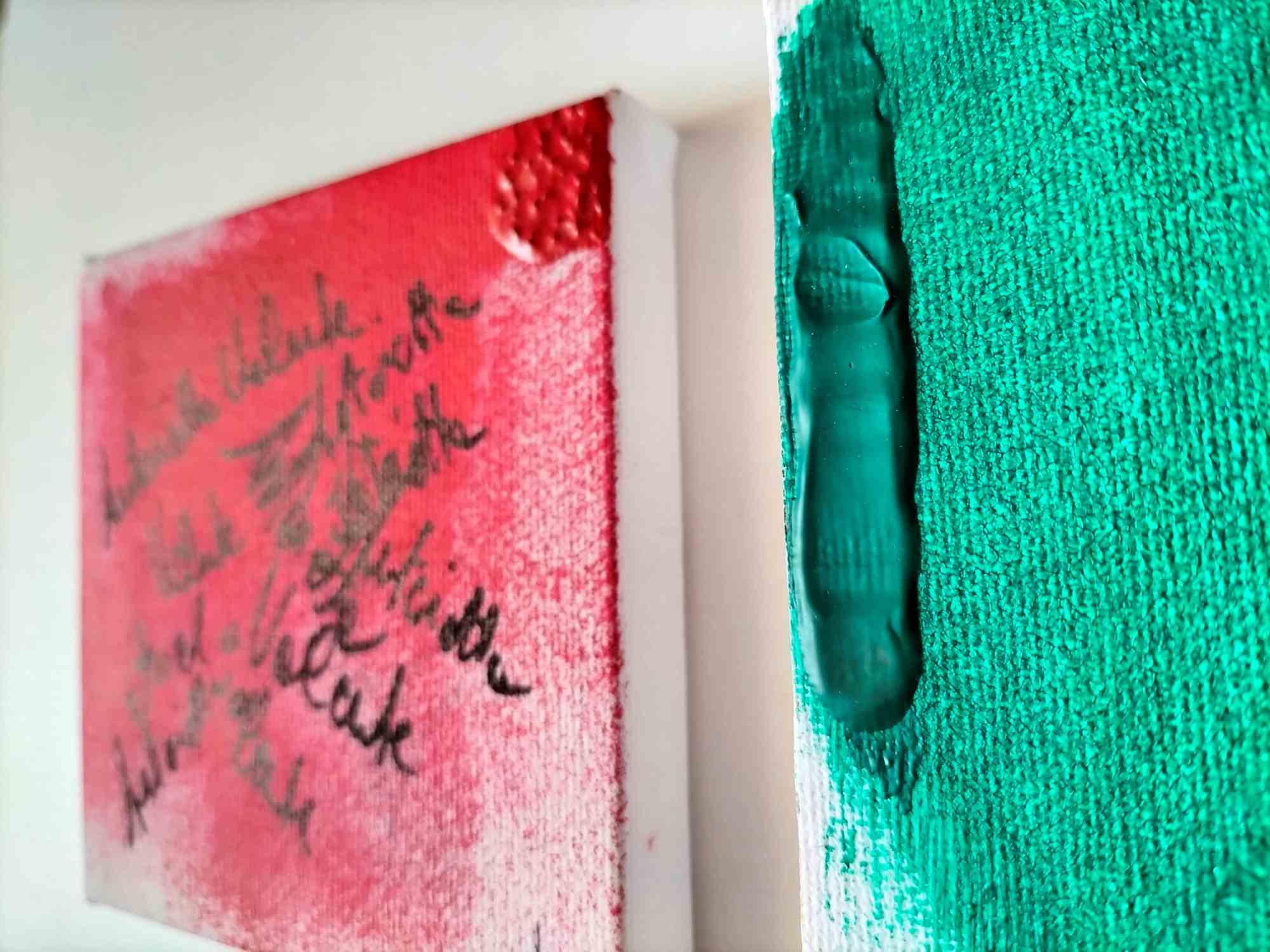 Toccami - Pittura acrilica di Antonietta Valente - 2022 in vendita 4