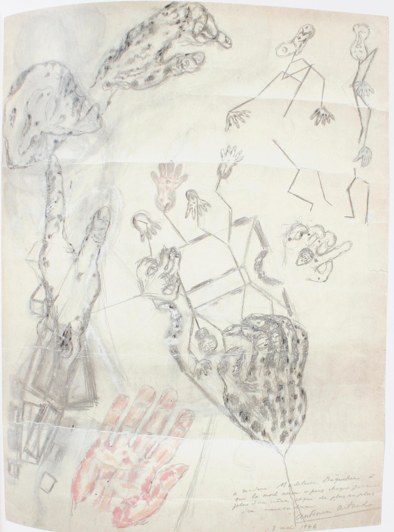 Antonin Artaud, Works on Paper, First Edition Exhibition Catalogue 8