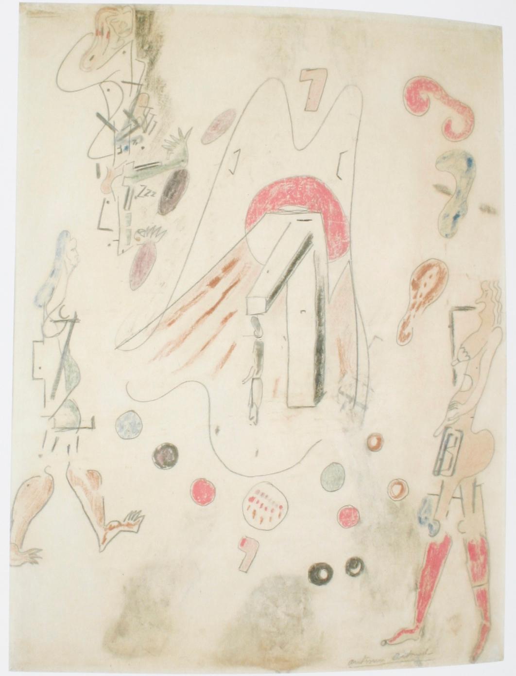 Antonin Artaud, Works on Paper, First Edition Exhibition Catalogue 1
