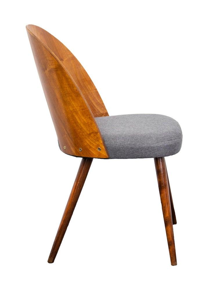 Mid-20th Century Antonin Suman for Tatra, Czechoslovakian Mid-Century Modern Chairs '4 Pieces'