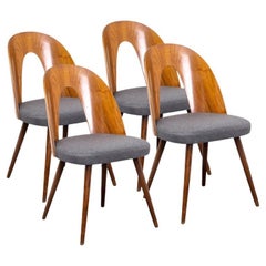Antonin Suman for Tatra, Czechoslovakian Mid-Century Modern Chairs '4 Pieces'