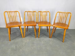 Antonin Suman for TON Dining Chairs, 1960s, Set of Four