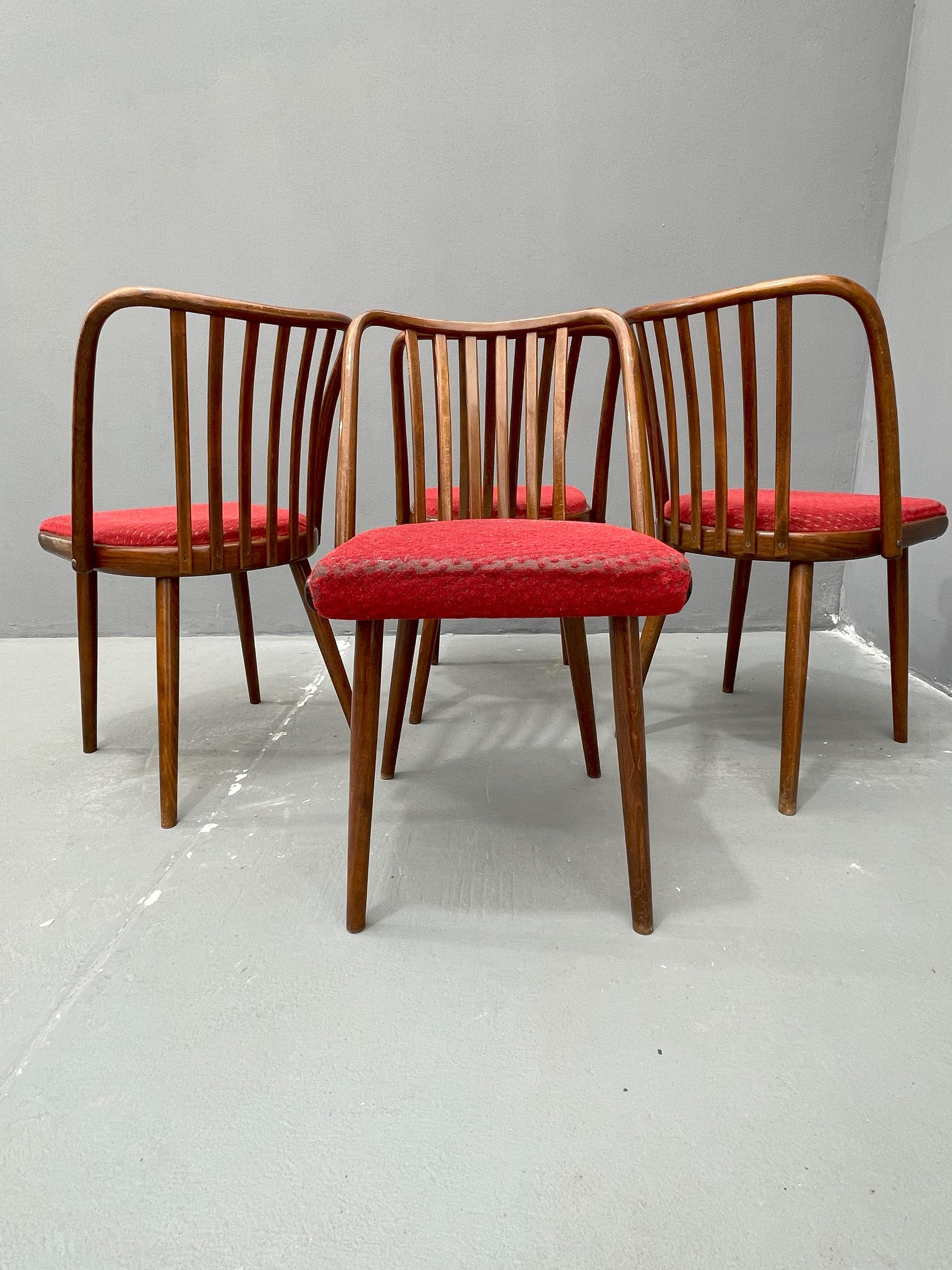 Antonín Šuman – set of chairs from the 1960s, Czechoslovakia For Sale 2