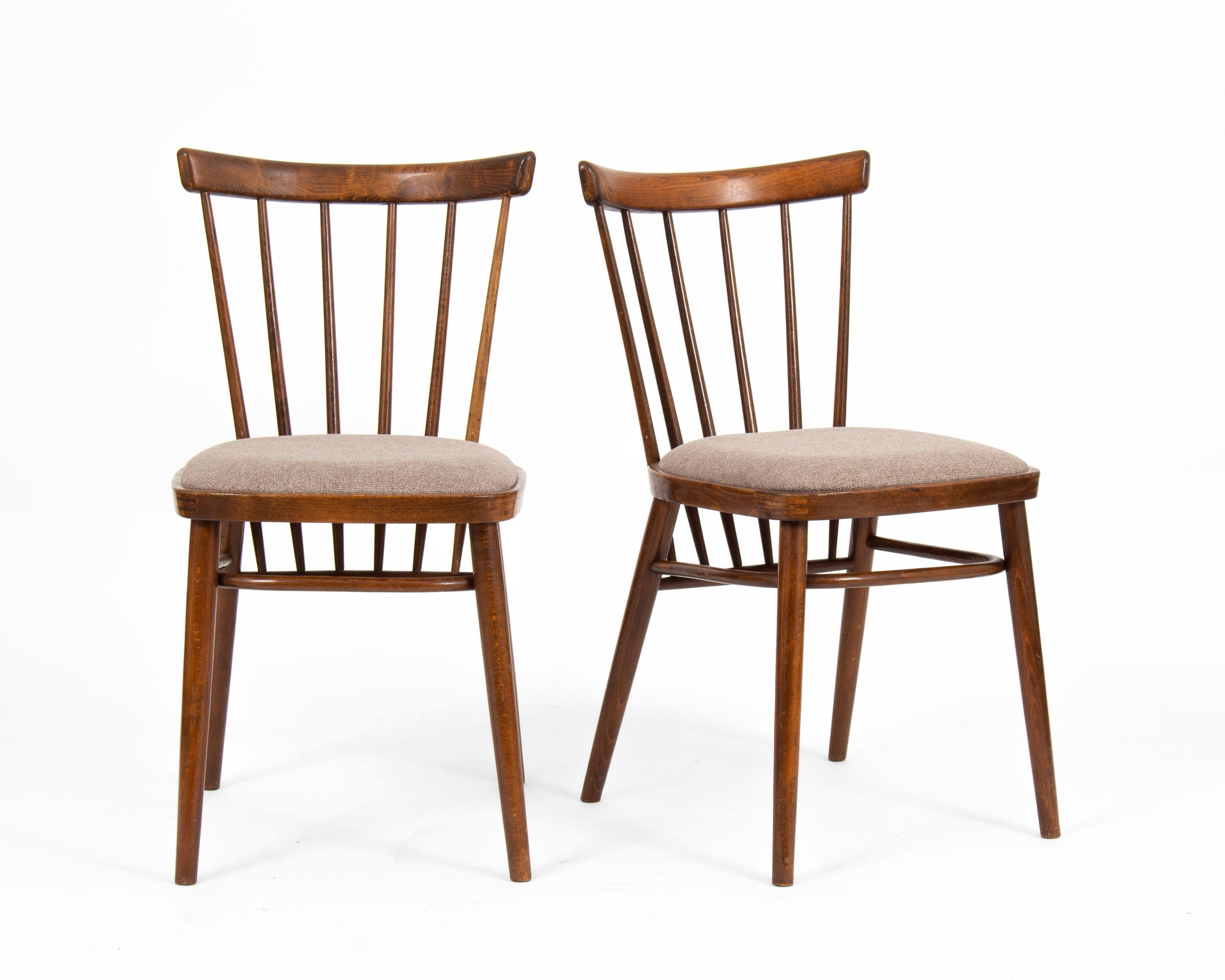 Mid-Century Modern Antonín Šuman Tatra Czechoslovakian Mid-Century Chairs, 1960s, '4 Pieces' For Sale