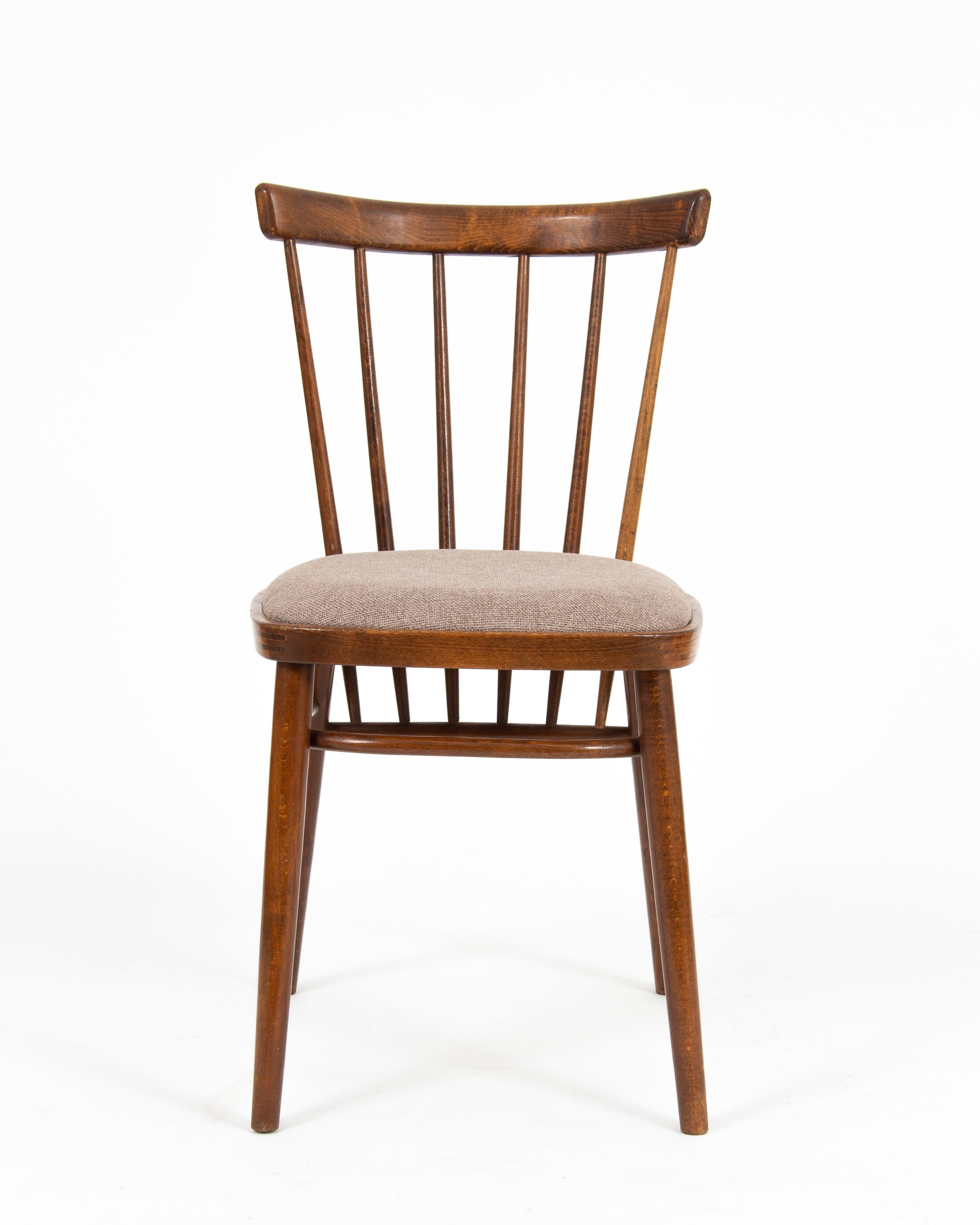 Mid-20th Century Antonín Šuman Tatra Czechoslovakian Mid-Century Chairs, 1960s, '4 Pieces' For Sale