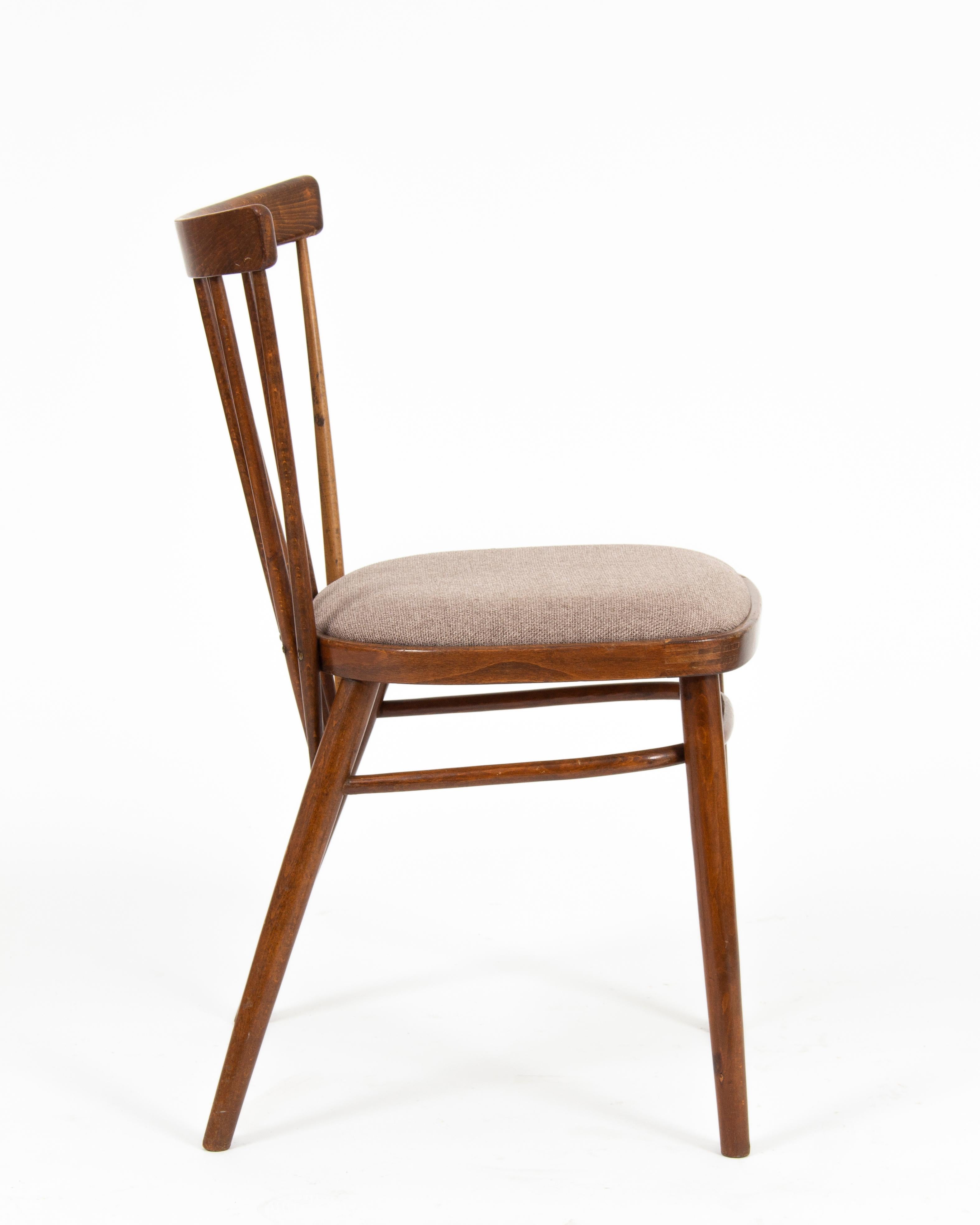 Antonín Šuman Tatra Czechoslovakian Mid-Century Chairs, 1960s, '4 Pieces' For Sale 1
