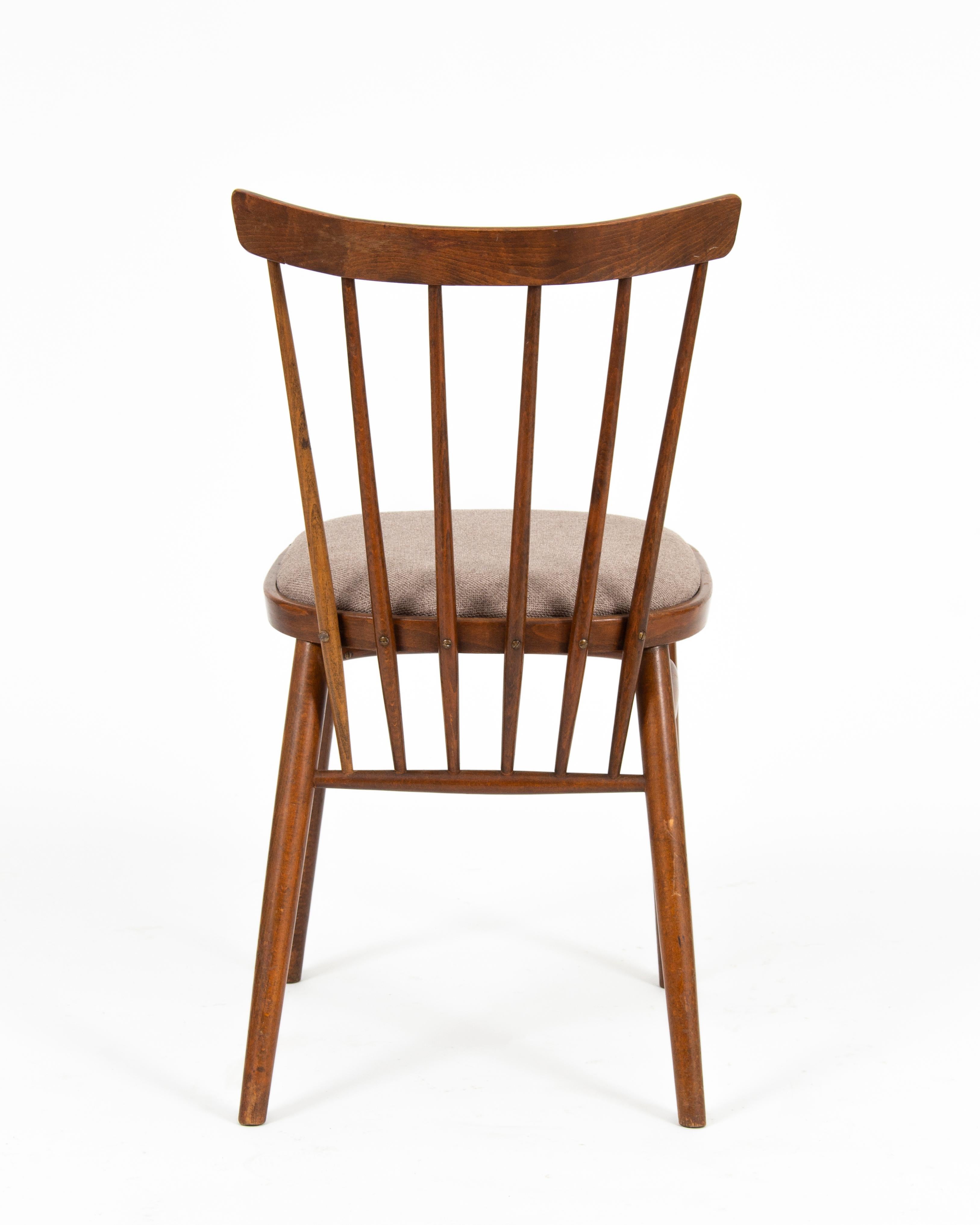 Antonín Šuman Tatra Czechoslovakian Mid-Century Chairs, 1960s, '4 Pieces' For Sale 2
