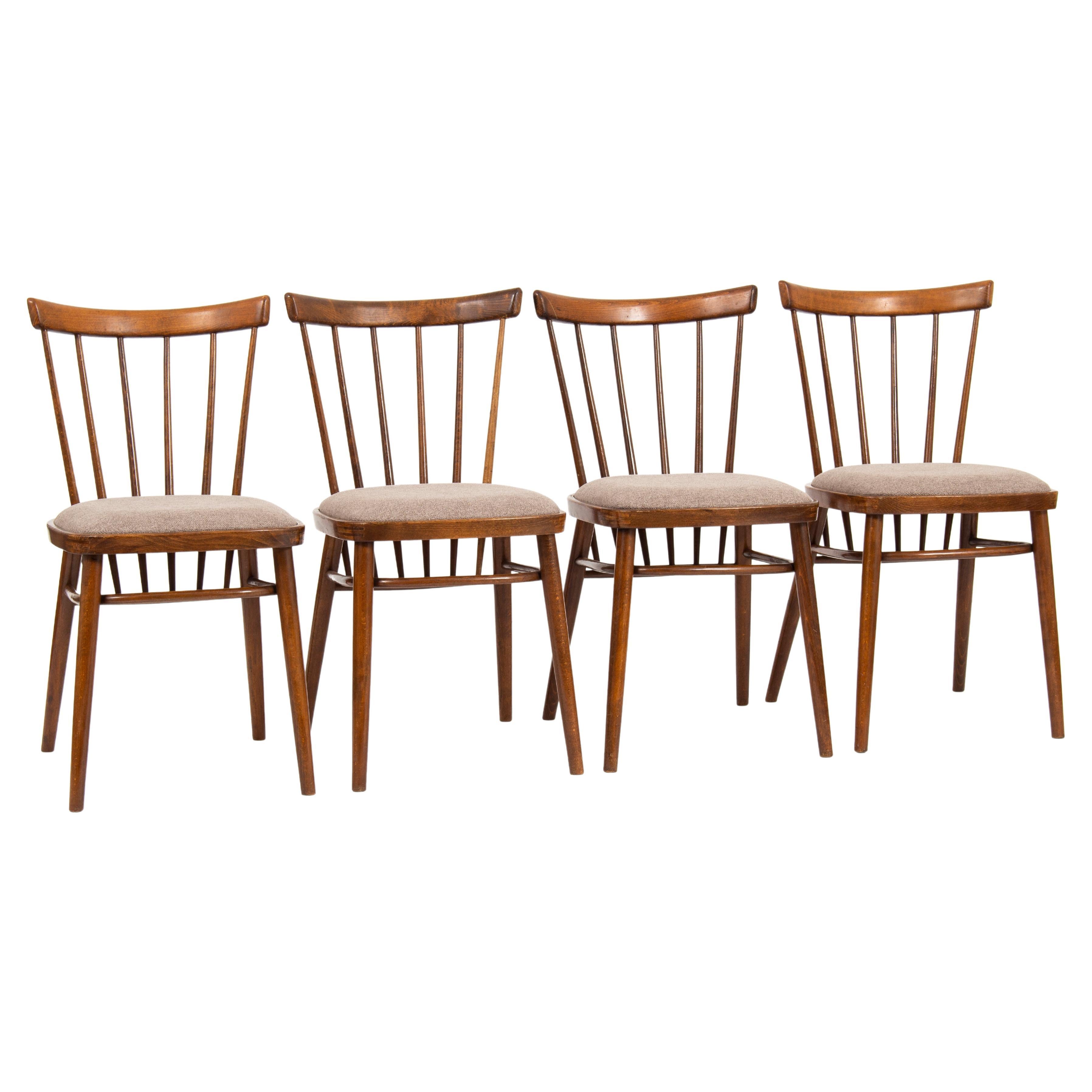 Antonín Šuman Tatra Czechoslovakian Mid-Century Chairs, 1960s, '4 Pieces'