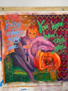 Domina with a Pumpkin