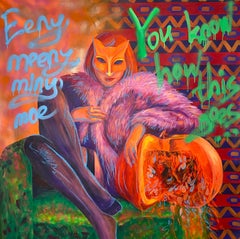 Domina with a Pumpkin