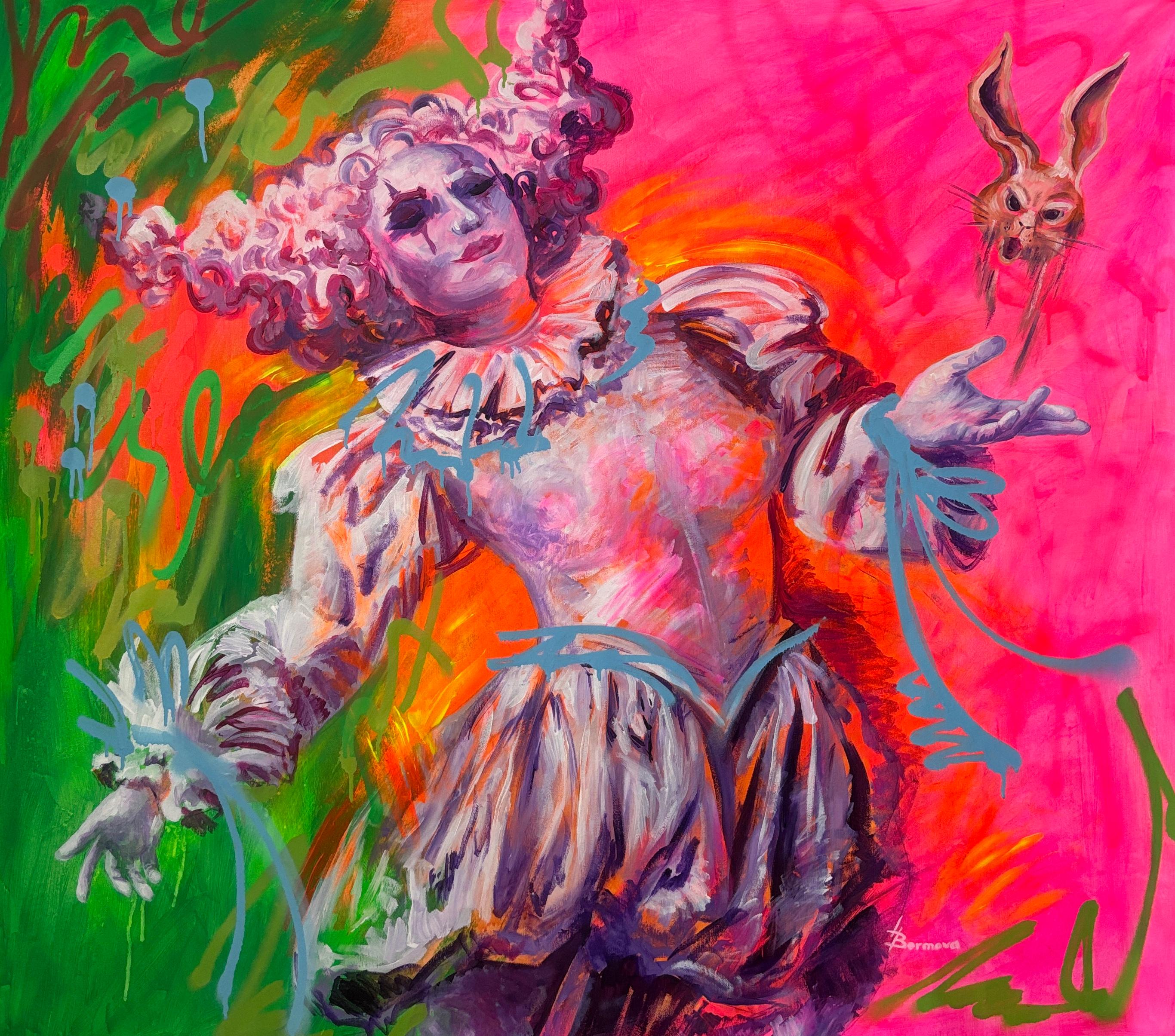 Antonina Bormova  Figurative Painting - The Free Quirch