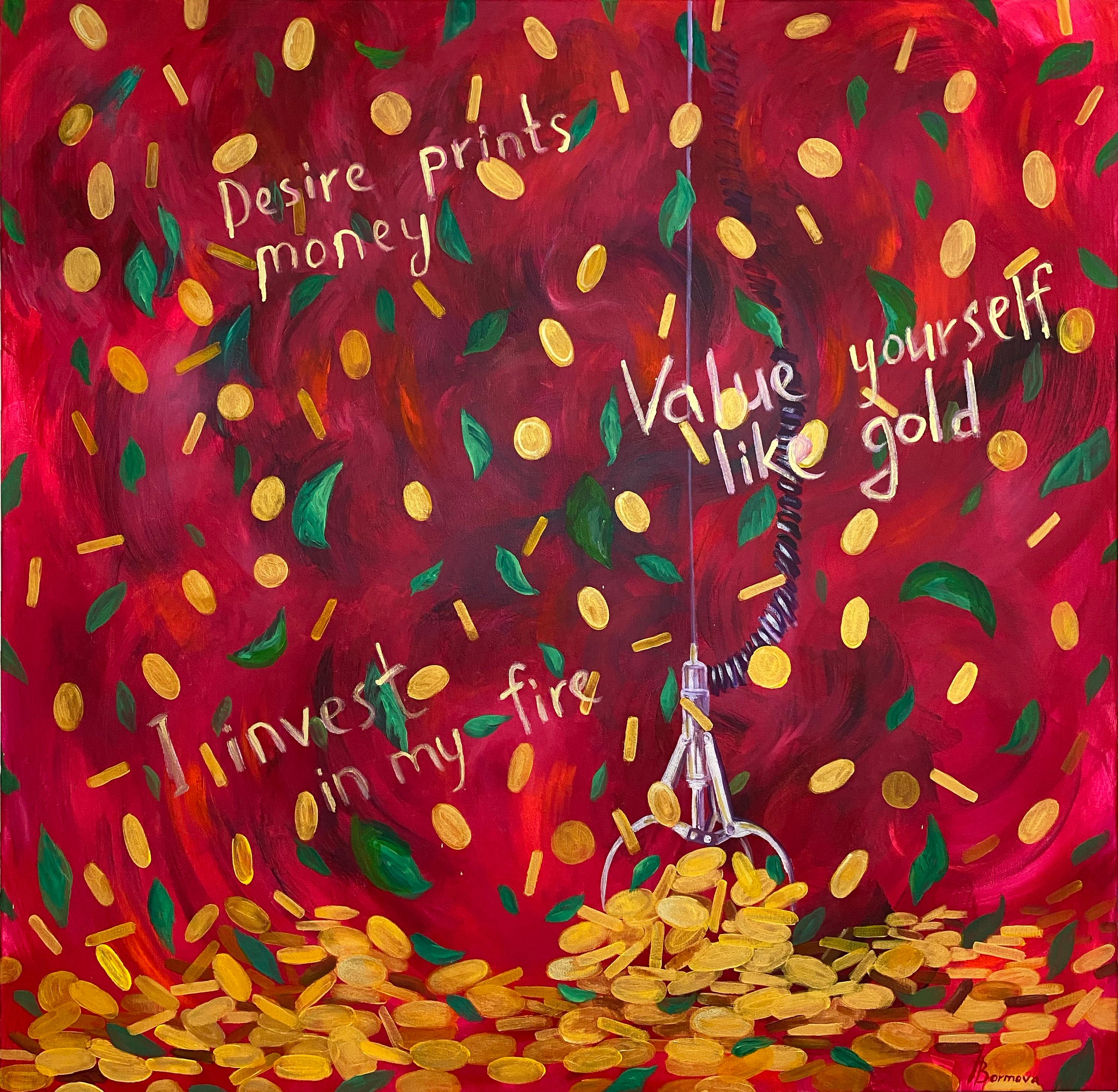 Antonina Bormova  Abstract Painting - There Is Enough of Everything