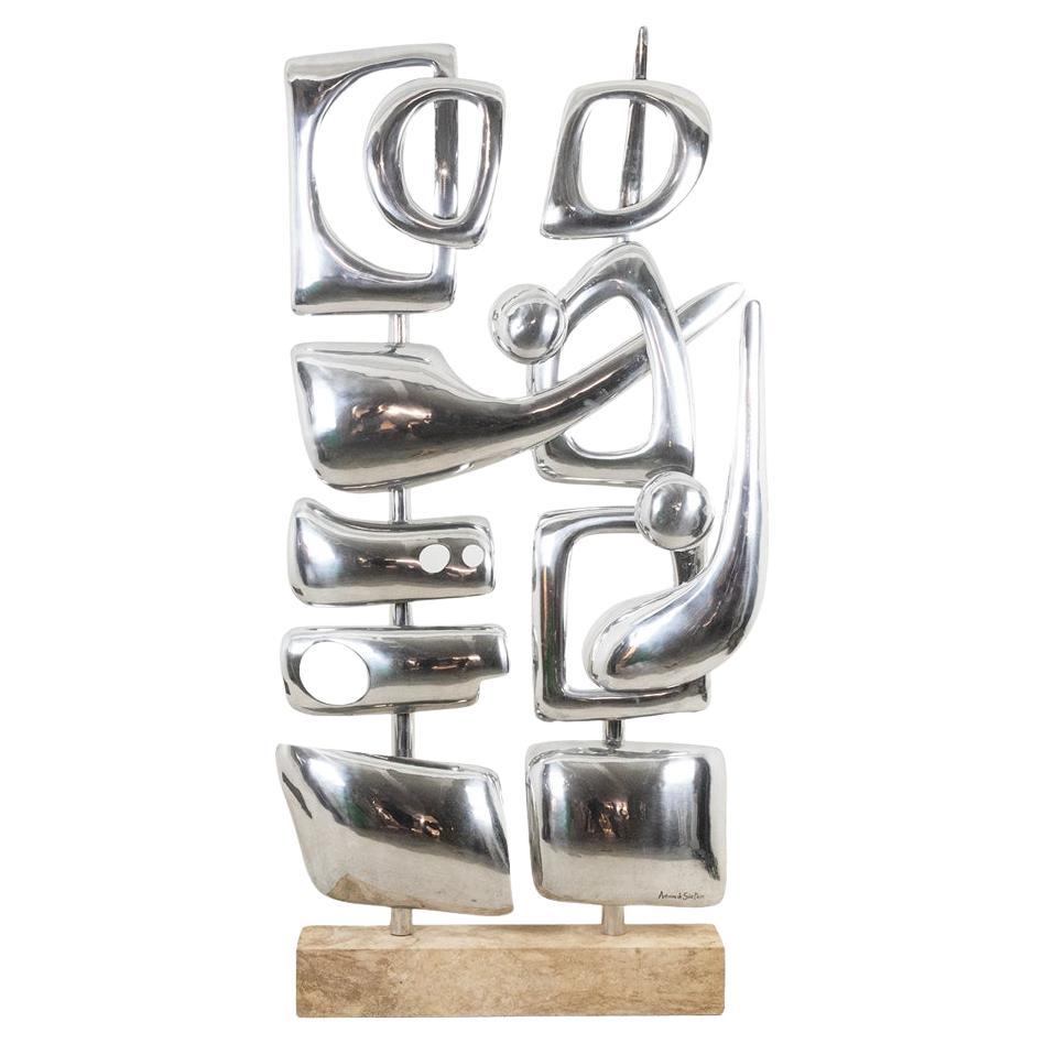 Antonine de Saint Pierre. Sculpture abstraite. Travail contemporain.