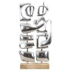 Antonine de Saint Pierre. Sculpture abstraite. Travail contemporain.