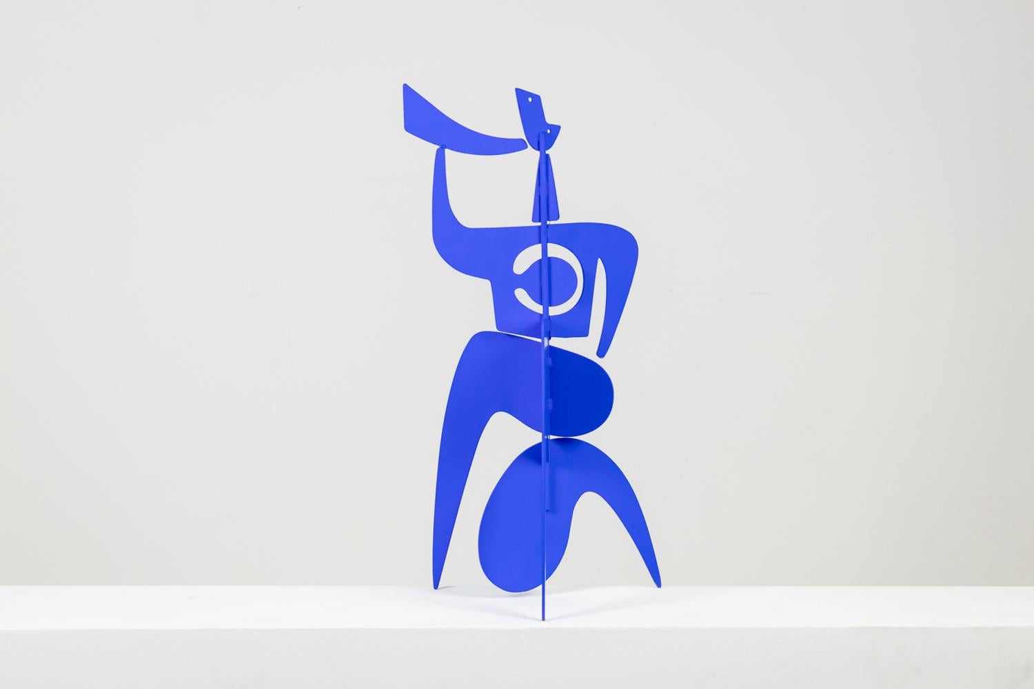 Antonine de Saint Pierre. Sculpture de Blue Bugler. Contemporain. Excellent état à Saint-Ouen, FR