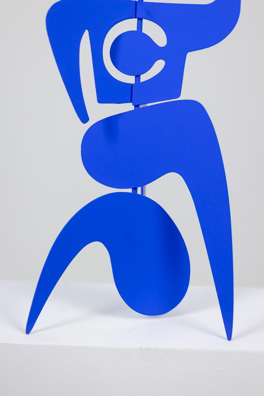 Antonine de Saint Pierre. Sculpture de Blue Bugler. Contemporain. 1