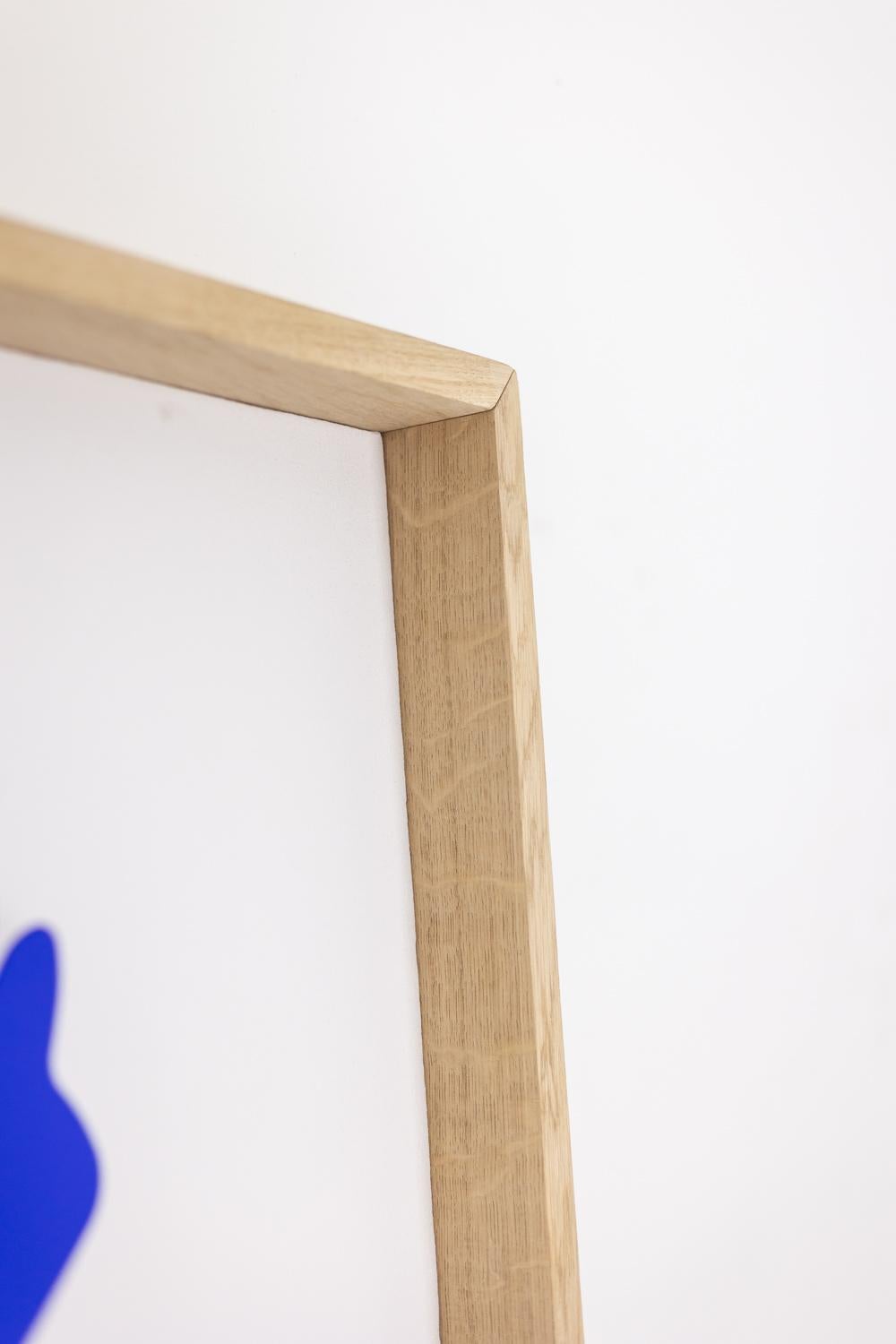 Antonine de Saint Pierre Blue lacquered metal panel. Contemporary en venta 2