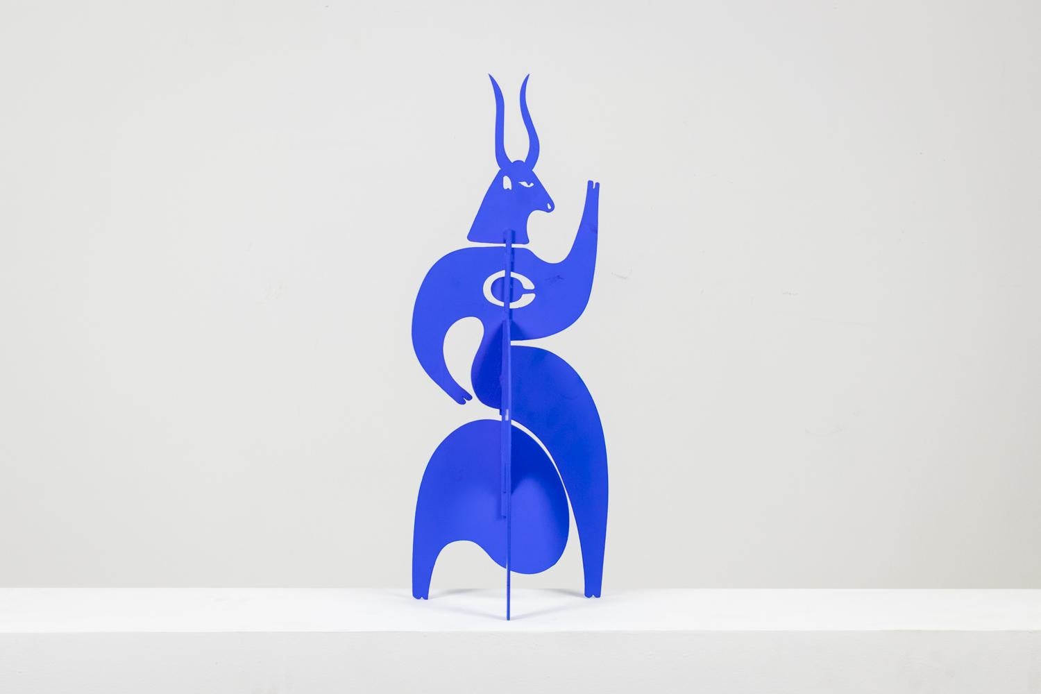 Antonine de Saint Pierre. Sculpture de Tauride bleue. Contemporain. Excellent état - En vente à Saint-Ouen, FR