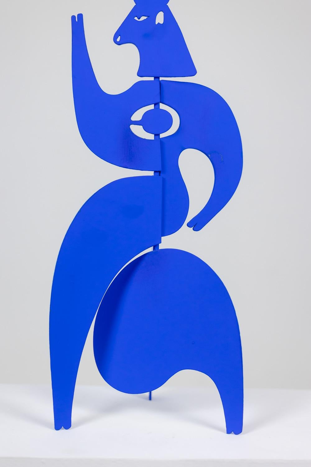 Antonine de Saint Pierre. Sculpture de Tauride bleue. Contemporain. en vente 2