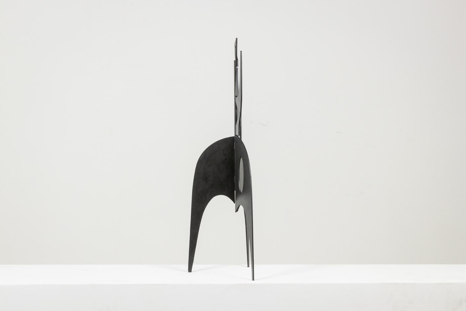 Lacquered Antonine de Saint Pierre. “Jouve” sculpture. Contemporary work. For Sale