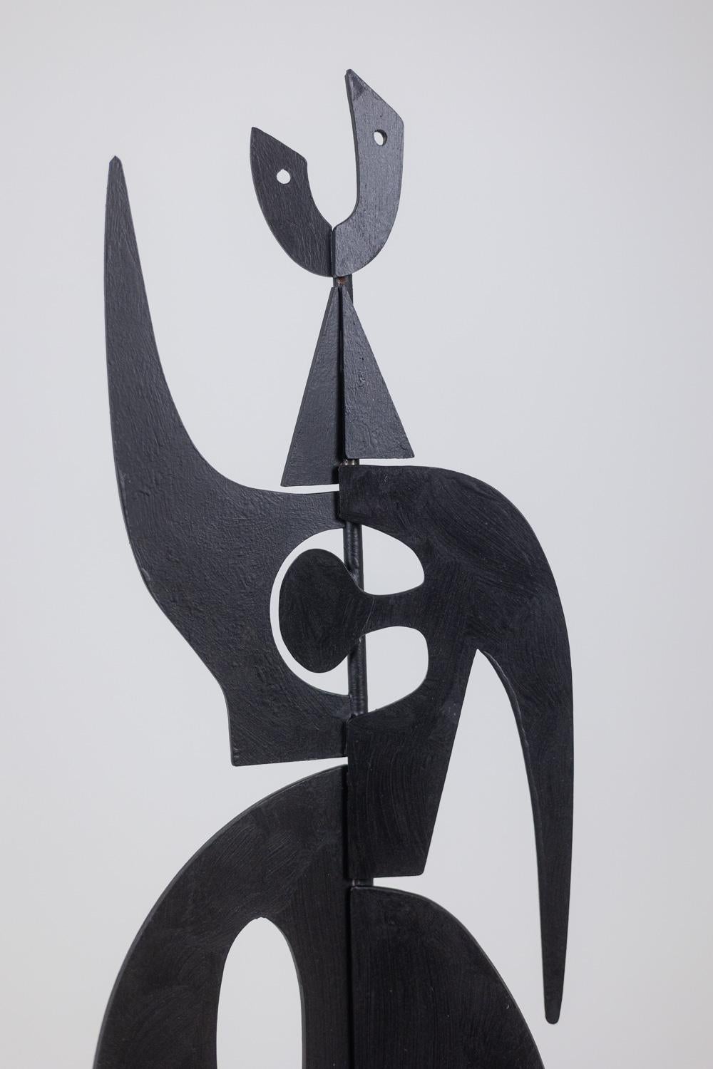 Metal Antonine de Saint Pierre. “Jouve” sculpture. Contemporary work. For Sale
