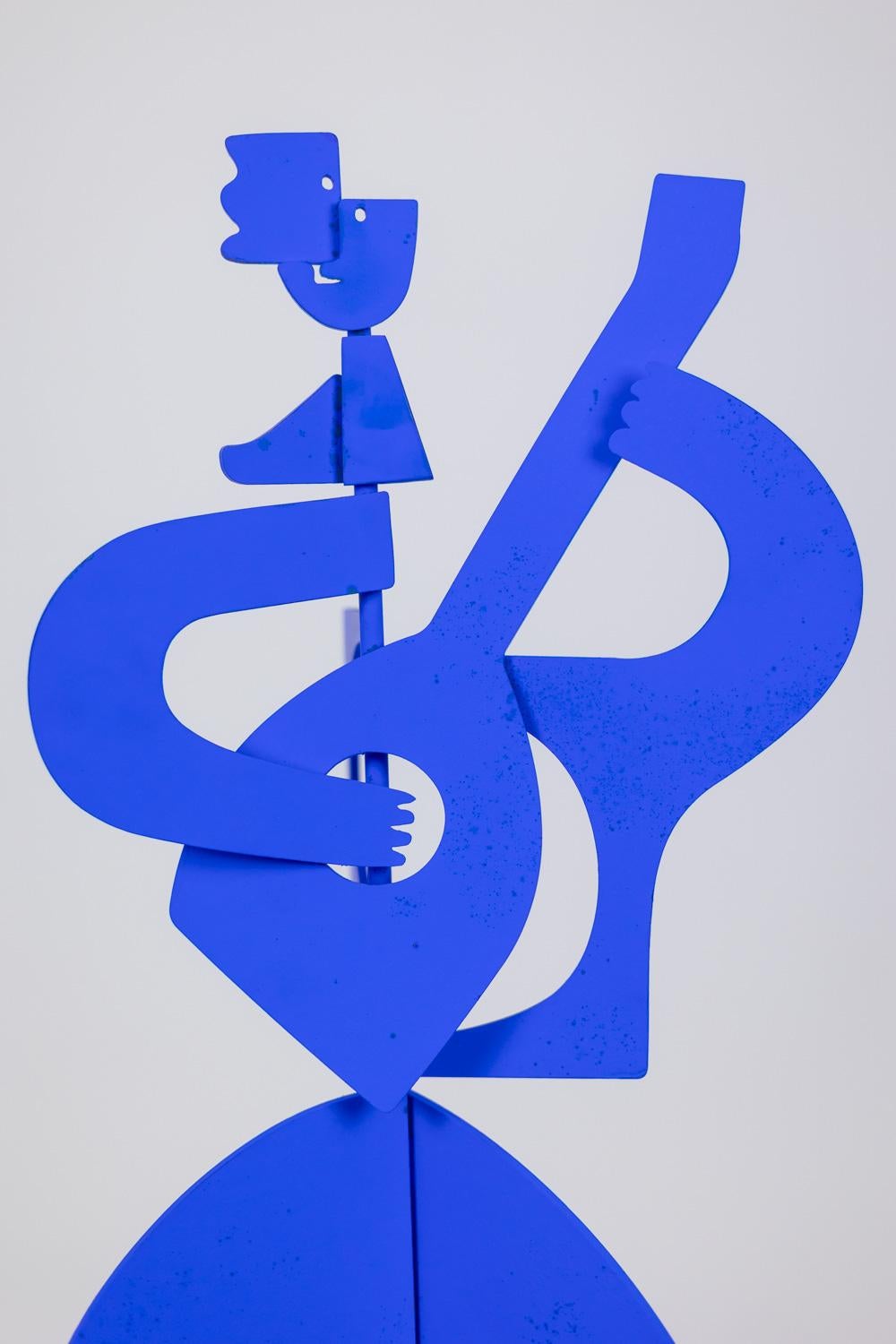 Antonine de Saint Pierre. “Mr Guitare” sculpture. Contemporary. 2