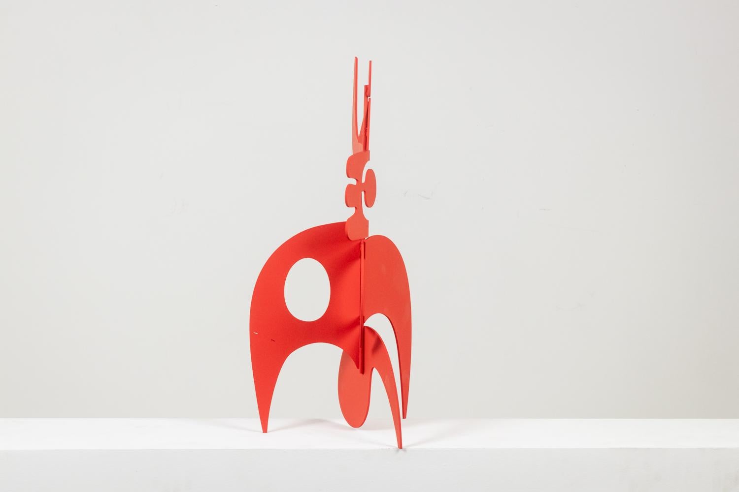 Antonine de Saint Pierre. Sculpture d'Anna rouge. Contemporain. Excellent état - En vente à Saint-Ouen, FR