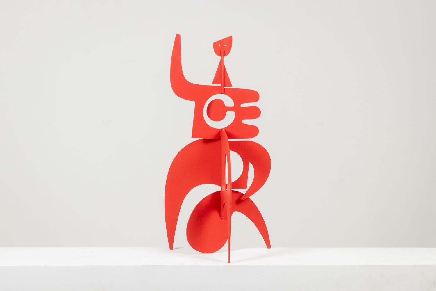 20ième siècle Antonine de Saint Pierre. Sculpture d'Anna rouge. Contemporain. en vente