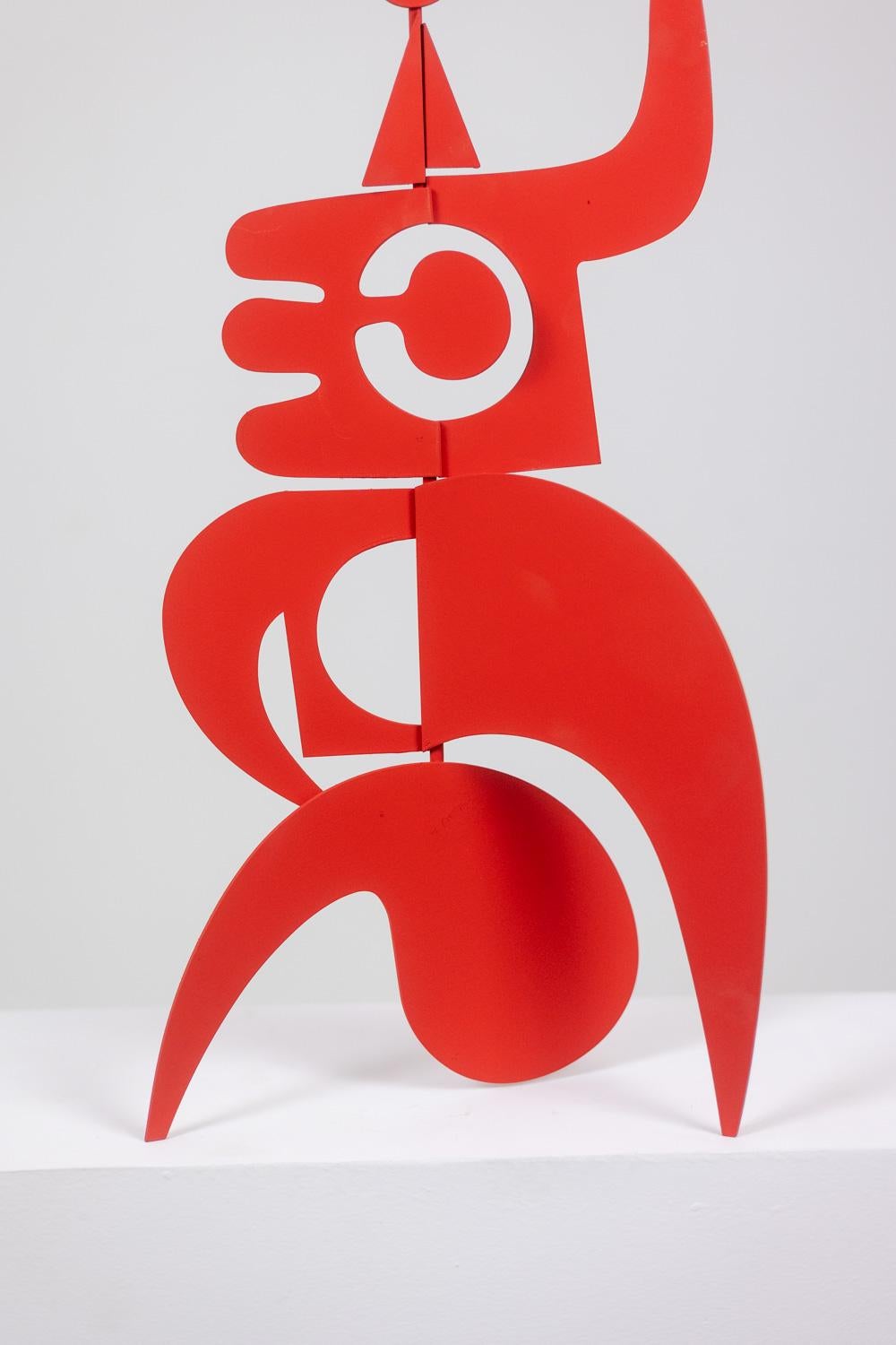 Antonine de Saint Pierre. Sculpture d'Anna rouge. Contemporain. en vente 2