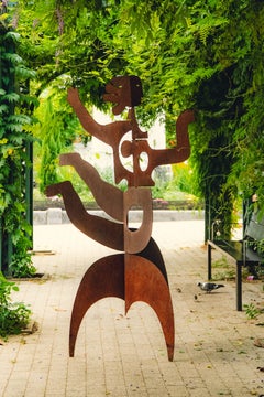 Antonine de Saint Pierre, Sculpture Eva, 2024, corten metal
