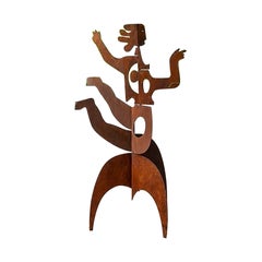 Antonine de Saint Pierre, Sculpture Eva, 2024, corten metal