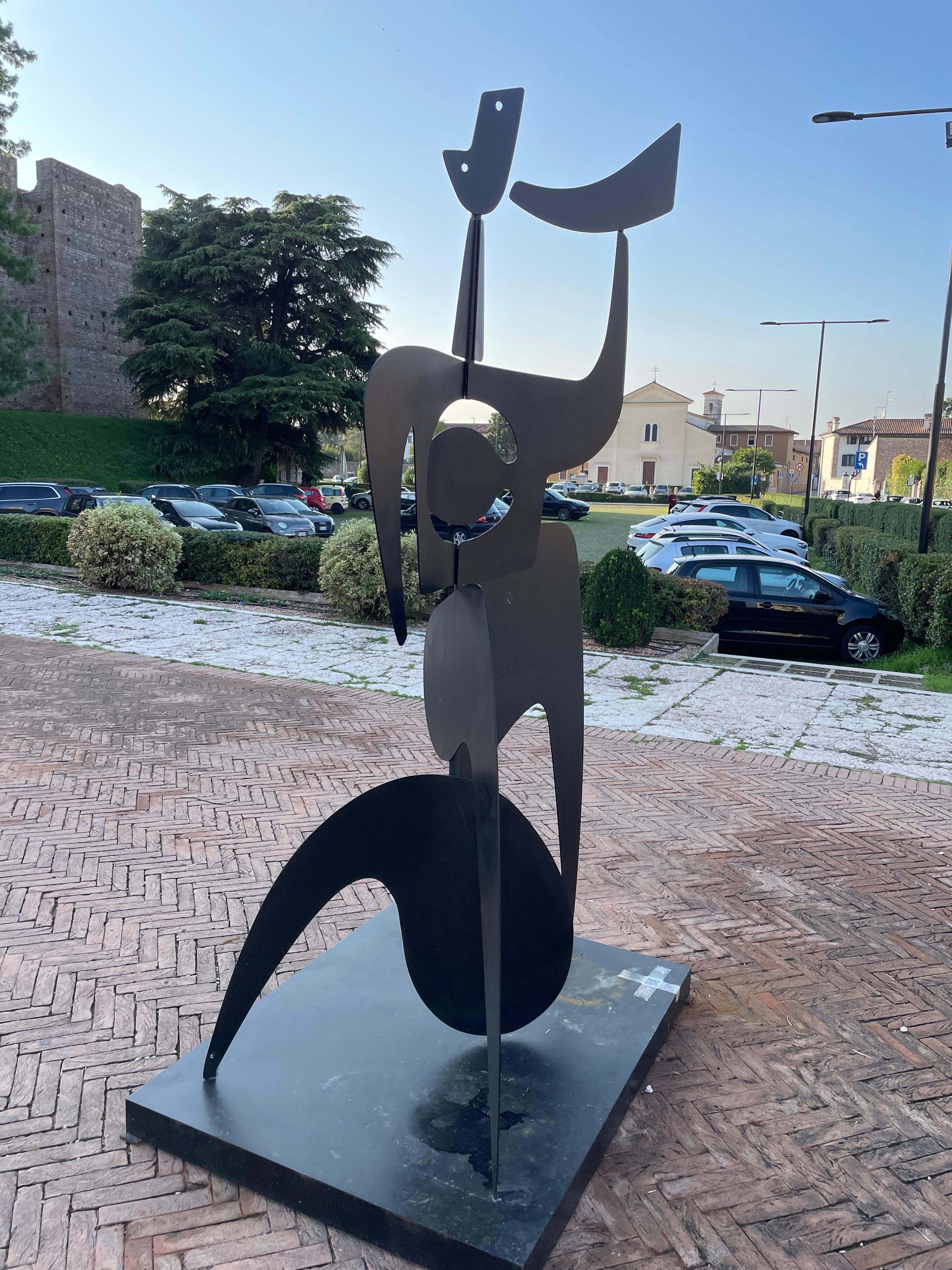 Bugler - Sculpture Altro stile artistico di Antonine de Saint Pierre