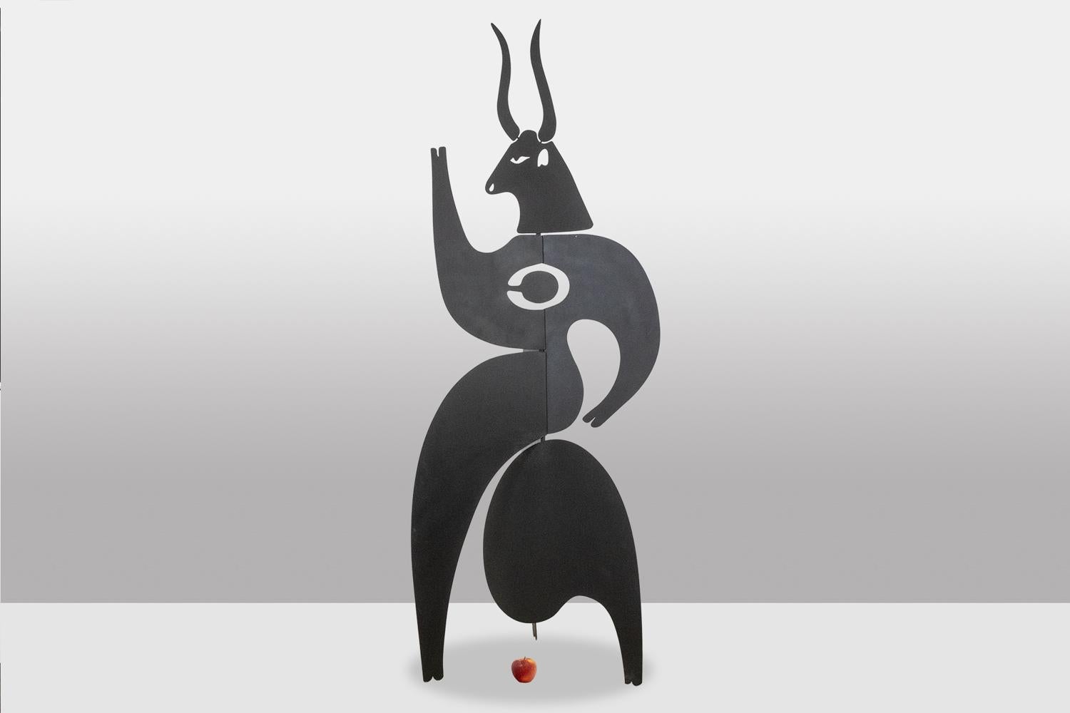 Antonine de Saint Pierre, signed and numbered.

Standing sculpture entitled “Tauride”, in black lacquered metal.

Work of a contemporary French artist.

Dimensions: H 220 x W 75 x D 80 cm

Reference: LS62243009L