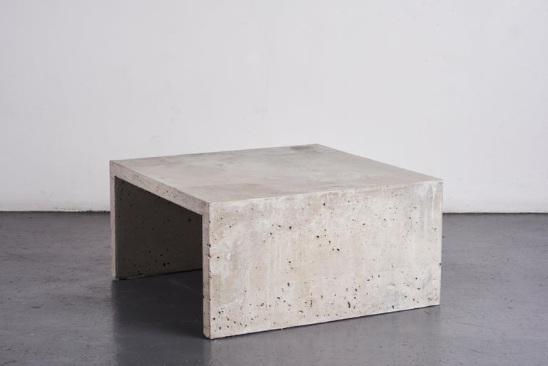 Brutalist 'Antonine' Reinforced Concrete Table, One of a Kind Artwork by Littlewhitehead For Sale