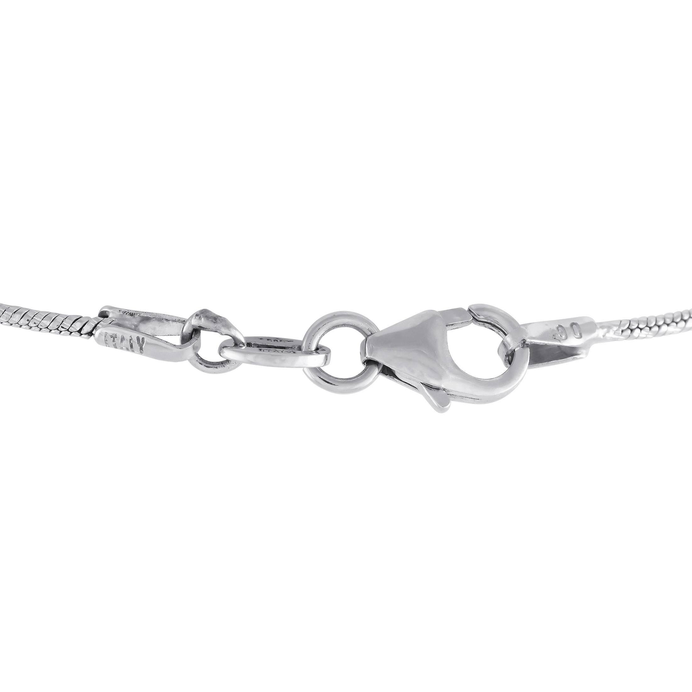 Collar de diamantes Antonini de oro blanco de 18 quilates y 3,25 ct AN16-012424 en Excelente Estado en Southampton, PA