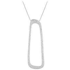 Collar de diamantes Antonini de oro blanco de 18 quilates y 3,25 ct AN16-012424