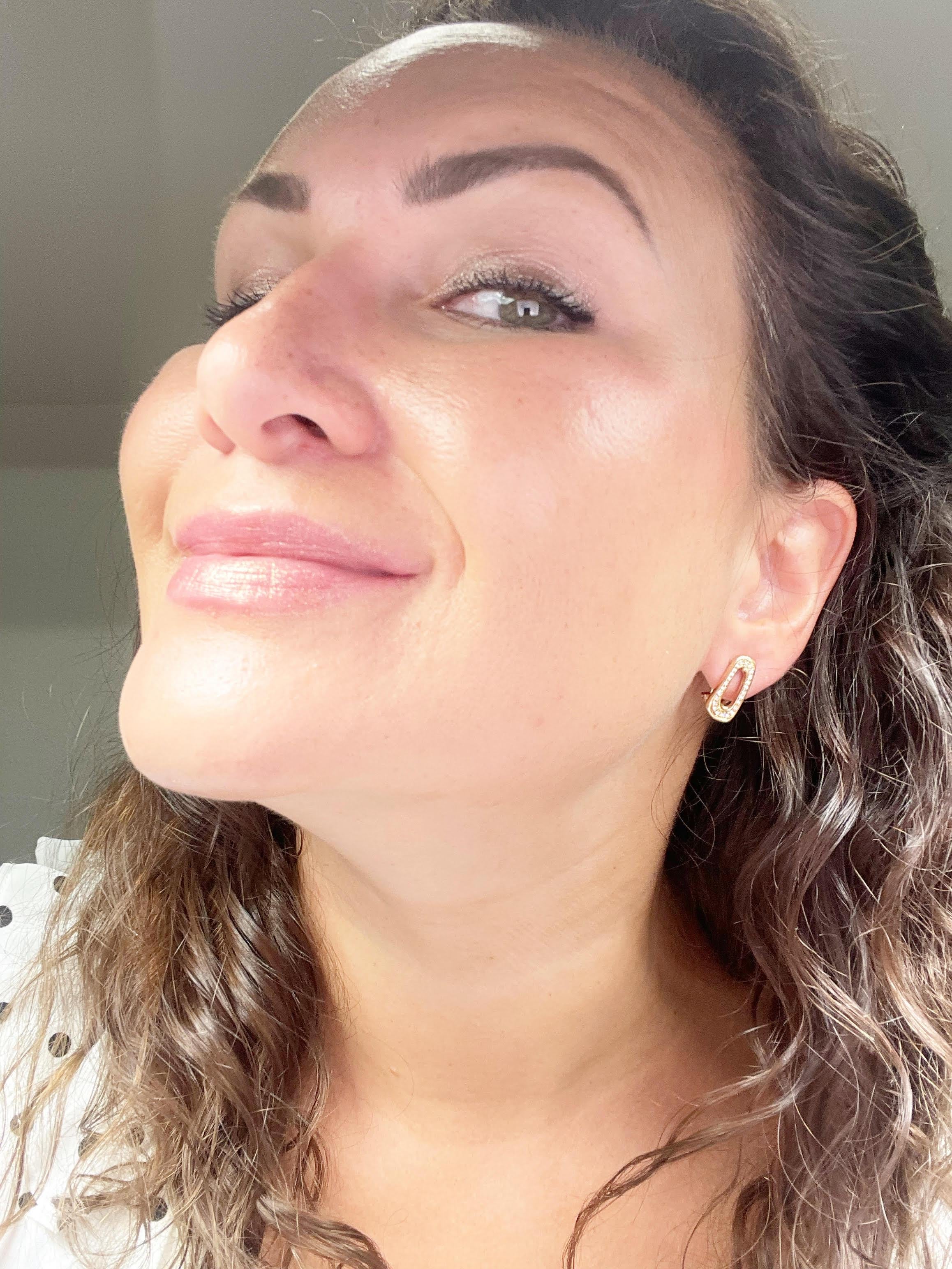 Antonini Diamant-Ohrringe aus 18KT Gelbgold mit Omega-Rückseite Damen im Angebot