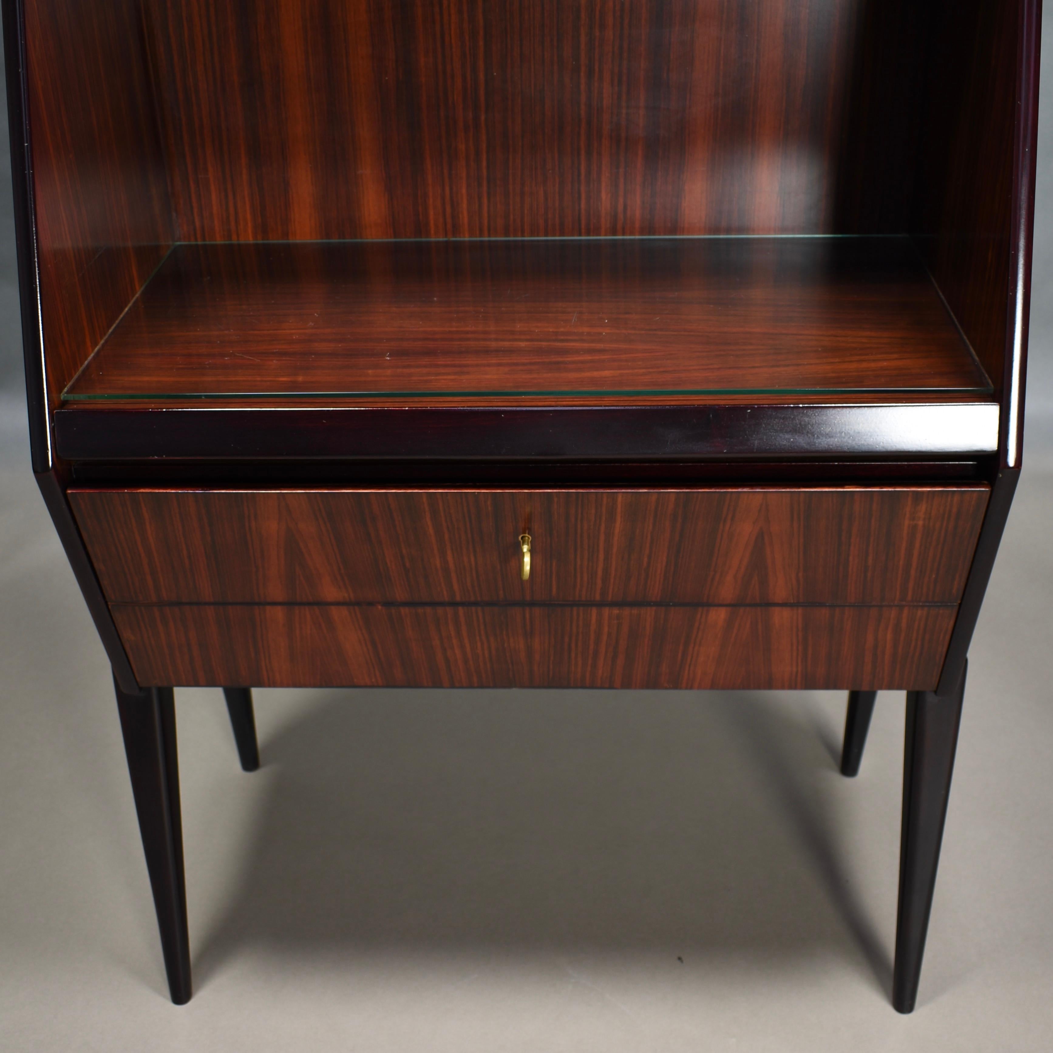 Antonino Gorgone Midcentury Secretaire / Desk Cabinet, Italy, circa 1950 For Sale 2